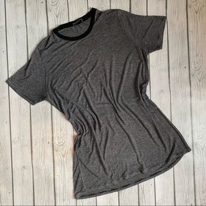 Brandy Melville Black and White Strip TShirt Dress